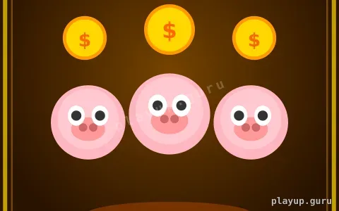 Three Crazy Piggies — tragamoneda disponible en Playup